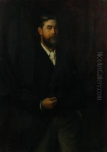 Portrait Of John Thewlis Johnson by John Pettie