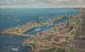 Panorama Of The Chicago's World Fair by Harry M. Pettit