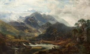 An Otter Hunt On A Mountain Stream