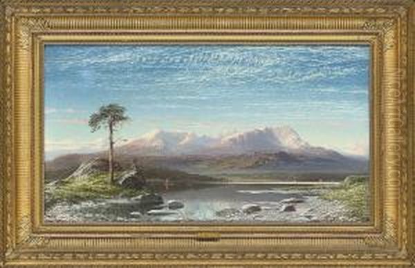 The First Snow, The Mountains Of Coniston, From Windermere - view 1
