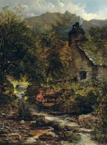 The Stepping Stones, Pentre Du, Betws-y-coed by Charles Pettitt