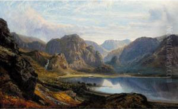 The Head Of Derwentwater And Borrowdale From The Raven Crag Near Barrow - view 1