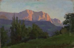 Alpengluhen by Hermann Petzet