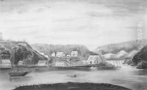 The Paper Mill At St. Anne De Portneuf, Quebec, Canada The Paper Mill At St. Anne De Portneuf, Quebec, Canada