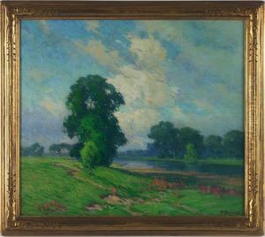 Spring Landscape by Frank Charles Peyraud