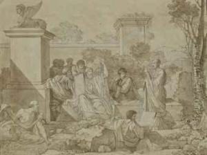 L'ecole De Pythagore by Jean-Francois-Pierre Peyron