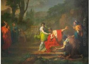 OEdipe A Colone by Jean-Francois-Pierre Peyron