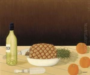 Nature Morte Avec Ananas Et Oranges
