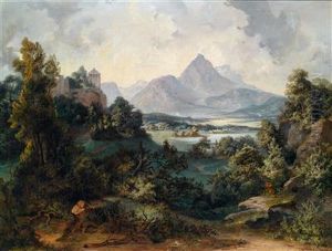 Der Stauffen Bey Salzburg by Georg Pezolt