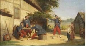 Militari A Riposo by Jean Pezous