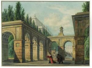 Design For A Theatre Decoration by Francois Joseph I Pfeiffer