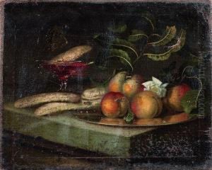 Nature Morte Au Plat De Figues Et De Peches Et
Nature Morte Aux Peches Et Biscuits Dans Une Coupe De Vin by Maximilian Pfeiler