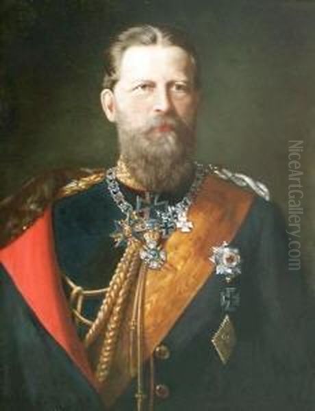 Brustbild Kronprinz Friedrich Wilhelm - Der Spatere Kaiser Friedrich Iii - view 1