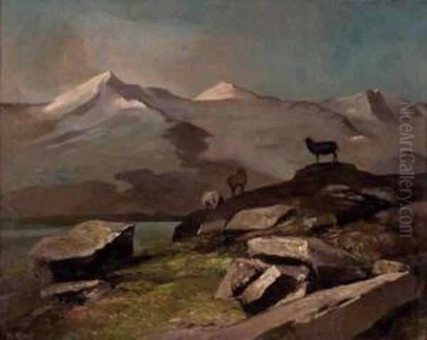 "almsommer" Unten Links Signiert Und Datiert: A. Pfund 1924 - view 1