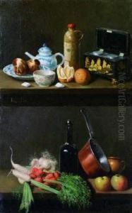 Nature Morte Aux Legumes by Adolphe Phalipon