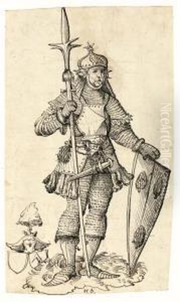 Standing Warrior, Ca. 1540. - view 1