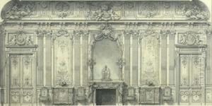 Wall And Room Decoration In Louis Xvi Style.