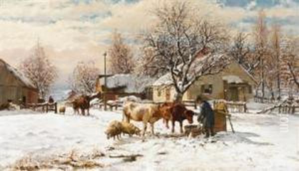 New England Winter Scene - view 1