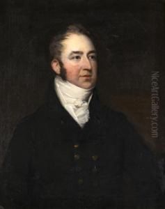 Portrait Of A Gentleman Said To Be Thomas Nias by John Philip