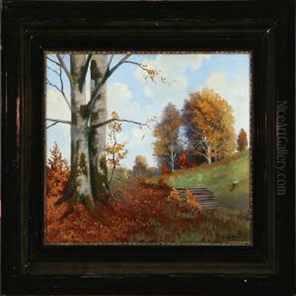 Autumn Park Scene - view 1