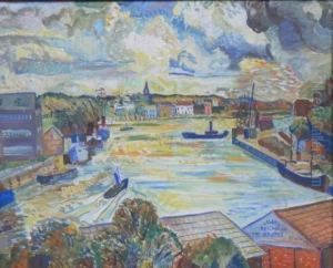 <le Port De Nantes> 1937