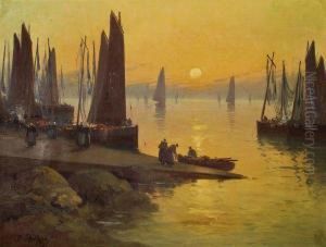 Pecheurs Au Crepuscule