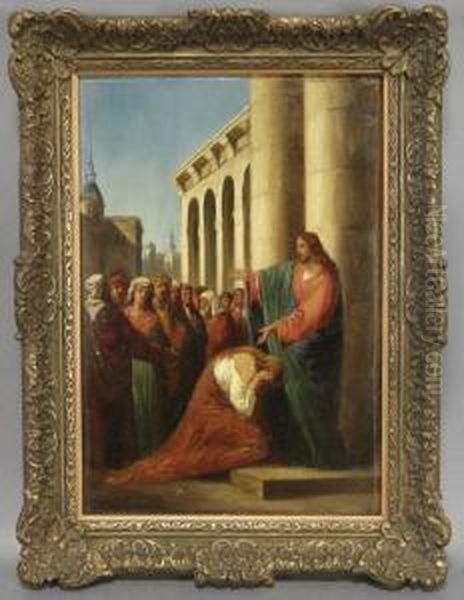 "scene From John 8" - view 1