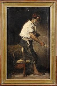 Le Boulanger. by Leon Philippet