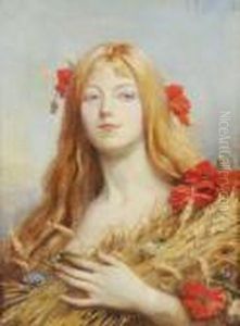 Allegorie De L 'ete by Paul Dominique Philippoteaux
