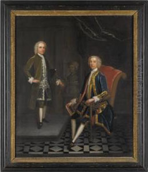 Portrait Of Two Gentlemen - view 1
