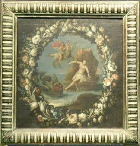 Perseus And Andromeda And Aurora In Floral Surrounds: Two - view 1