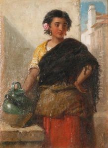 Portrait Of A Spanish Girl by John Phillip