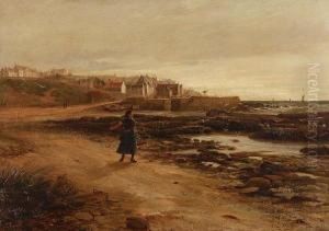 Crail Harbour by Charles Gustav Louis Phillips