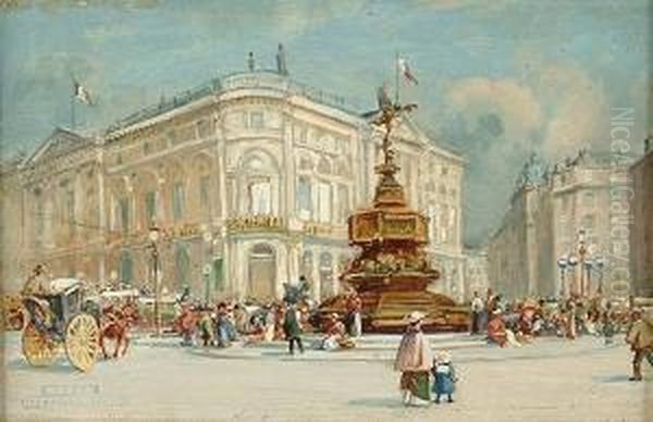 Picadilly Circus, London - view 1