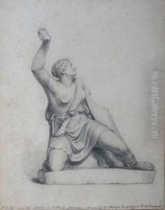 The Marble Sculpture At Wilton By Cleomines,an Amazon Warrior The Marble Sculpture At Wilton By Cleomines,an Amazon Warrior