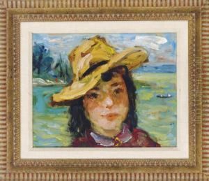 Girl With A Straw Hat
