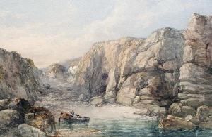 Porthgwrrah Near Land's End by James George Philp
