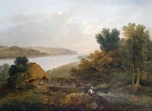 Helford River From Manaccan by James George Philp