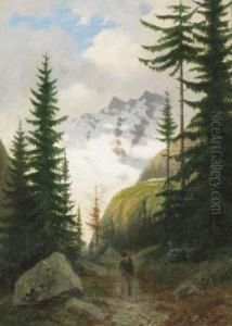 Sentiero Tra Gli Alberi by Carlo Piacenza