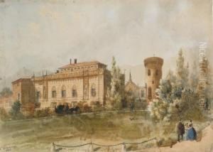 Il Castello Di Envie Con Figure by Carlo Piacenza