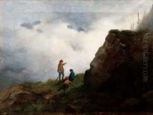 In Montagna - 1861 by Carlo Piacenza