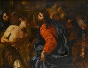Christ Healing The Blind by Giuseppe Antonio Pianca