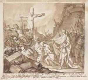 Scena Di Storia Antica by Guiseppe Piattoli