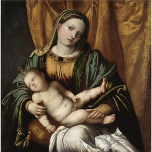 Madonna Col Bambino by Calisto Piazza