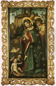 Sainte Famille Avec Des Anges by Martino Piazza Di Lodi