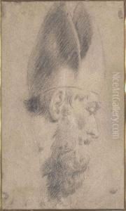 The Head Of A Bishop, Seen In Profile