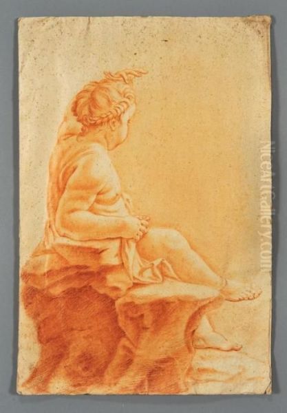 Putto Su Una Roccia - view 1