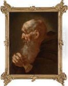 Saint Anthony The Hermit With A Bell