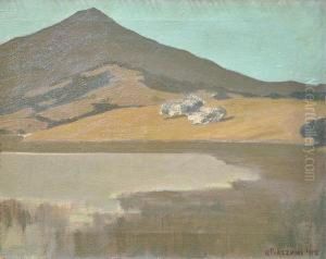 View Of Mount Tamalpais by Gottardo Piazzoni