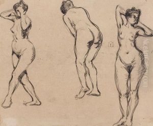 Etude De Nus Feminins by Francis Picabia